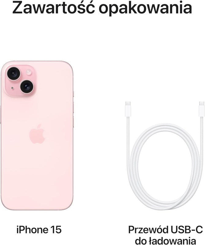 Apple iPhone 15 (128 GB) - czarny