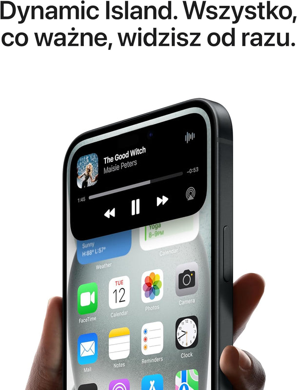 Apple iPhone 15 (128 GB) - czarny